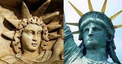 Statue of Liberty Inanna Ishtar Anunnaki